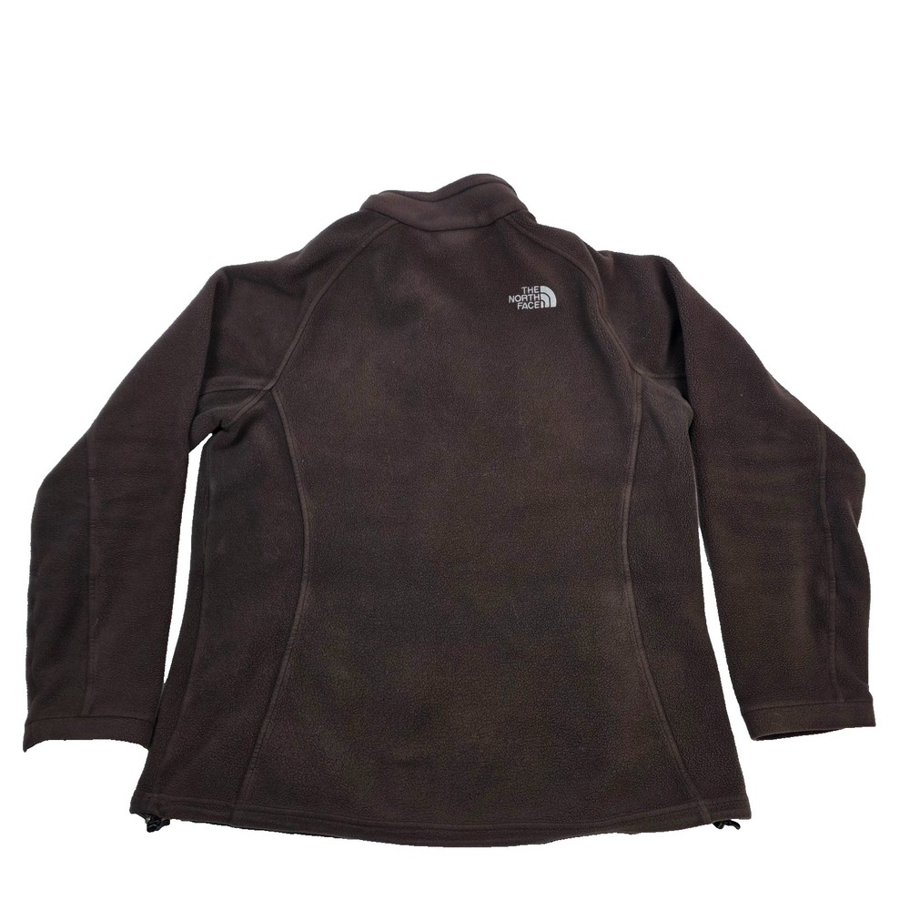 The North Face Polartec Full Zip Fleece Jacket Women's Size XS Brown - Picture 2 of 3